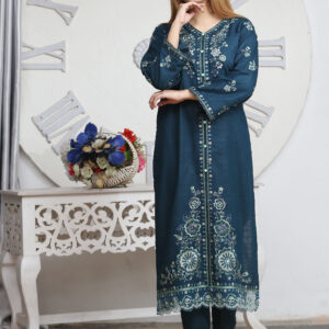 Khaddar Shirt & Trouser with Plain and Embroidered| MN-KH-78626 | Ready-to-Wear